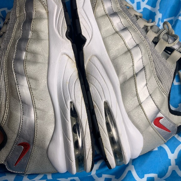 Nike Air Max 95 Womens size 8.5 Silver bullet QS cool grey platinum rare wmns og - Picture 10 of 15